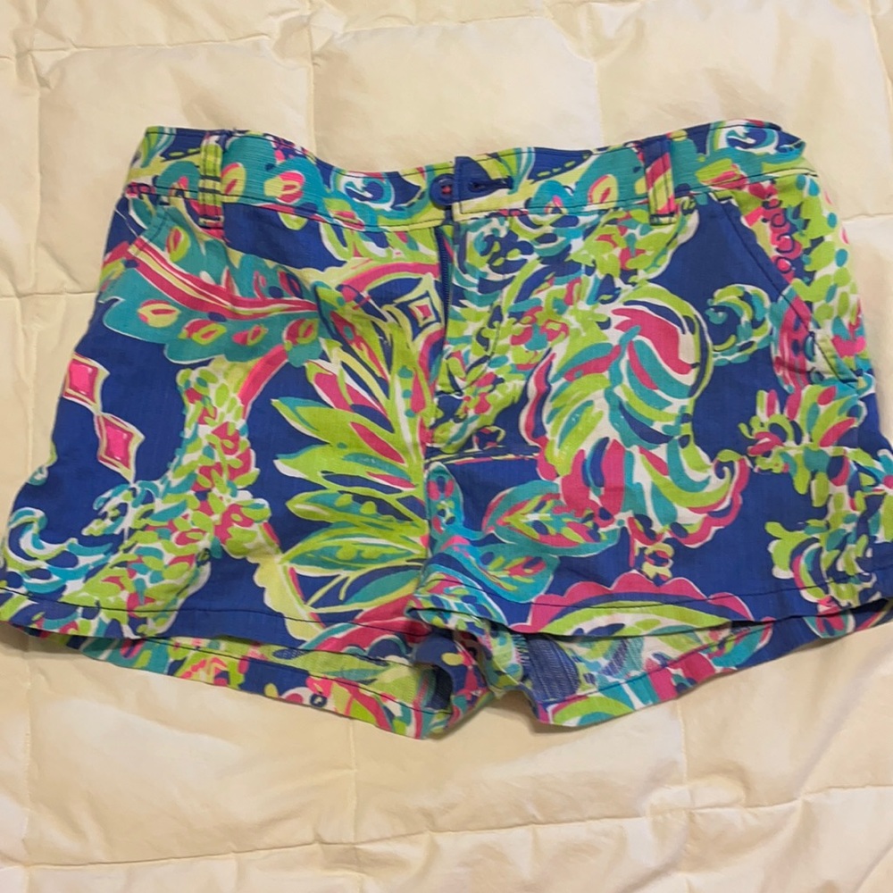 Lilly Pulitzer shorts.